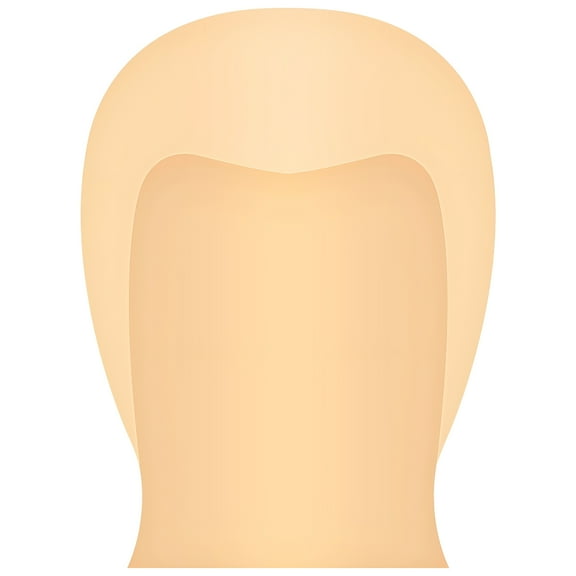 TELOLY Scalp Covers Bald Cap Theater Makeup Accessory Bridegroom 29X18cm Khaki