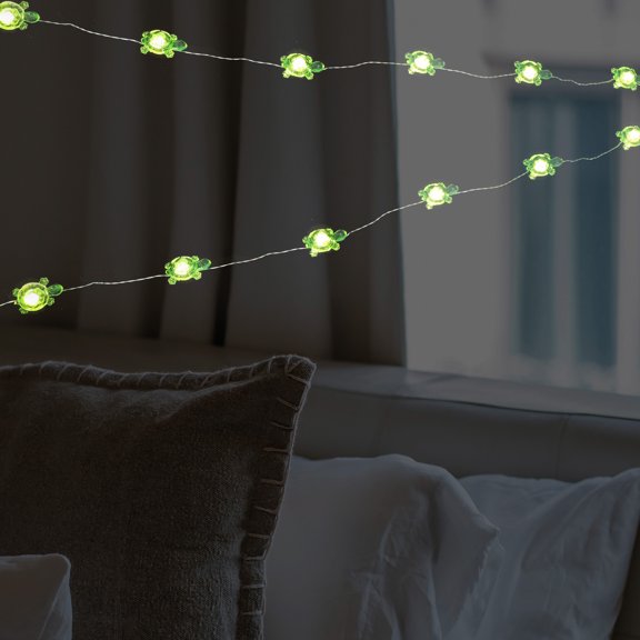 OUNONA Science String Lights Light Green Plastic Sun Protection 1 Set