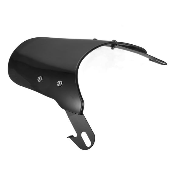 OUNONA Scooter Motorcycle Windshield 22.00X22.00X0.40CM Black