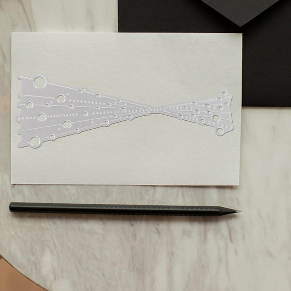 WEAVILUX Curtain Shape Cutting Die Carbon Steel For Diy Hand Embossing 1Pack