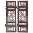 thumbnail image 1 of OUNONA Mini Folding Screen Room Divider Wooden Panel Traditional Chinese Style Decorative Furniture Partition, 1 of 6