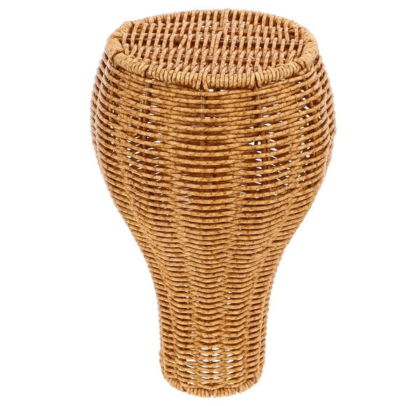 OUNONA Seagrass Vase Wicker Vases for Decor Tall Imitation Rattan Office