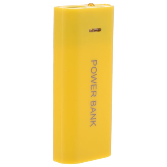 OUNONA Secret Hiding Container Yellow Plastic Memory Card Organizer for Travel and Daily Use