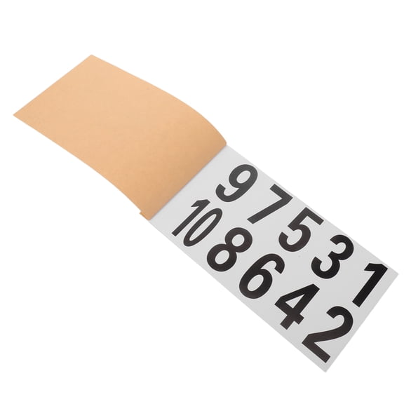 OUNONA Self Adhesive Forensic Numbered Evidence Stickers with Integrated Scale for Photo Identification