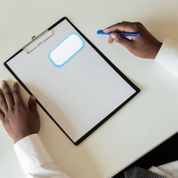 OUNONA Self Adhesive White Label Stickers Writable Removable Multipurpose for Kitchen and Office