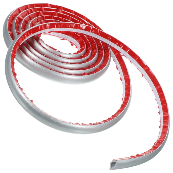 OUNONA Self-adhesive Edge Strip Wall Tile Corner Trim Mirror Tape Silver