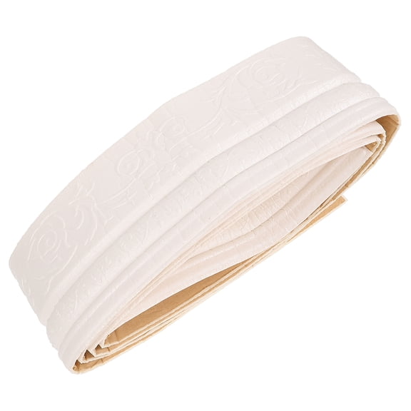 DRAFIDEEP Beige Xpe Foam Self-Adhesive Baseboard Trim for Walls