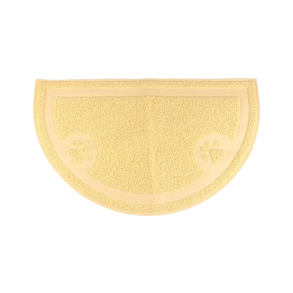 OUNONA Durable Beige Cat Litter Cushion PVC Material Easy to Clean for Pet Use