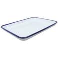 thumbnail image 1 of OUNONA Serving Tray Display Tray Enamel Tray Coffee Table Tray Bread Tray Appetizer Tray, 1 of 8