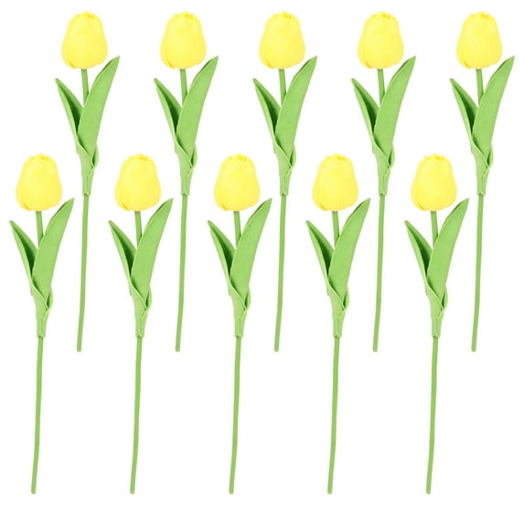 OUNONA Set of 10 Artificial Flowers for Home Decor, Realistic Fake Flower Arrangements for Indoor and Outdoor Decoration