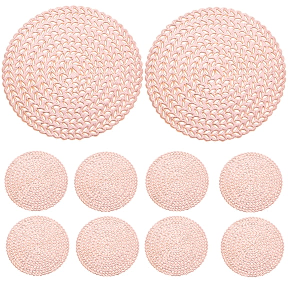 OUNONA Set of 10 Hollow PVC Table Decorations for Wedding, Party, and Celebration Centerpieces, Elegant and Design