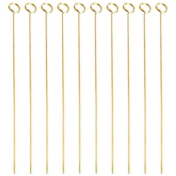 OUNONA Metal Floral Picks Number Holders for Parties and Cakes 10Pcs