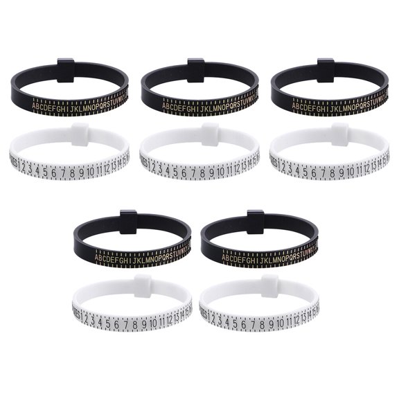 OUNONA 10-Pack White Plastic Finger for Accurate Measurement, Safe and Comfortable to Use