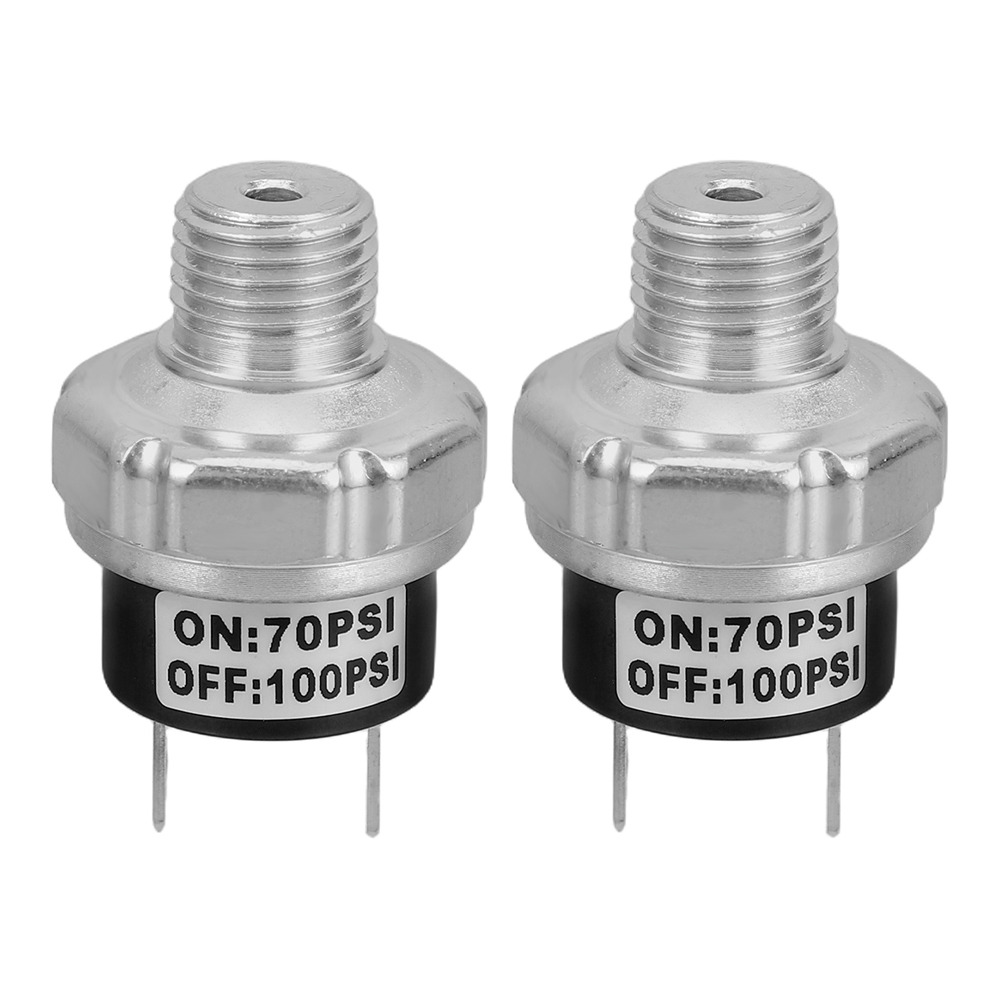 Pressostato Per Compressore D'aria 70-100 PSI 1/4 NPT 16A 12/24V - Foto 3