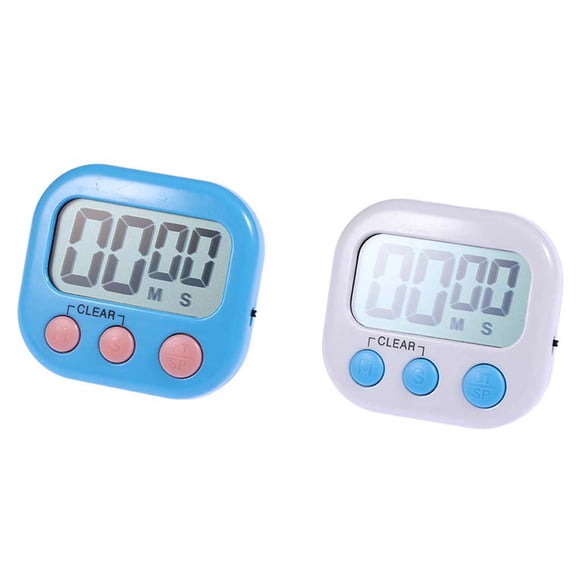 OUNONA 2-Pack Cartoon Kitchen Timers with Countdown Function, Assorted Colors, Simple and Accurate Cooking Timer for Home Use