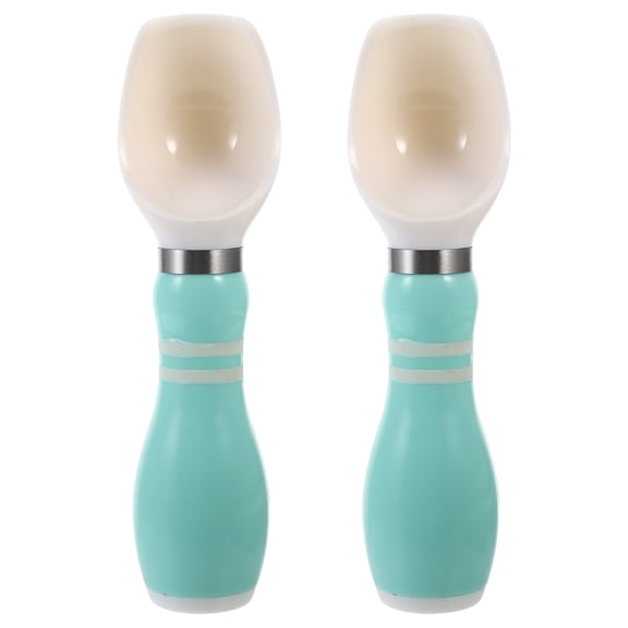 OUNONA Set of 2 Ice Cream Scoops and Fruit Digging Spoons Melon Baller Kitchen Tool with Random Color