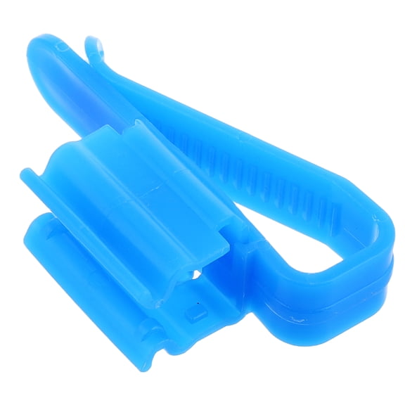 OUNONA Set of 4 Multi-Function Plastic Pipe Clips Hose Clamps for Water Pipes Automotive Pipe Holders and Support Hangers