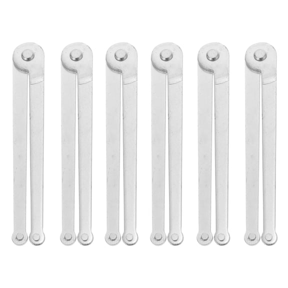 OUNONA Set of 6 Adjustable Angle Wrenches, Heavy Duty Thickened Wrenches for Versatile Use in Home and Professional Repairs