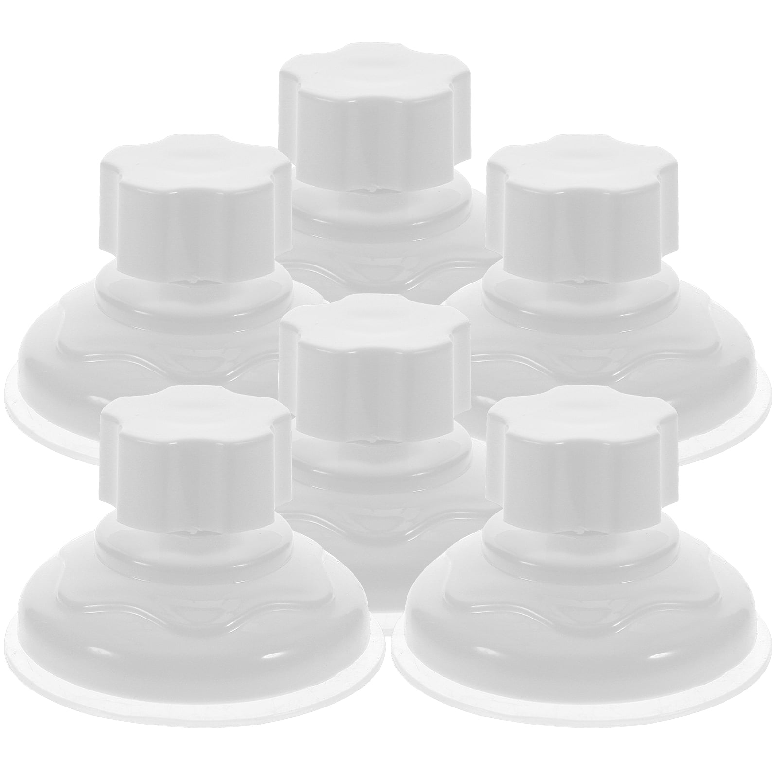 OUNONA Set of 6 Bird Window Perch Cups with Turtle Platform and Perch ...