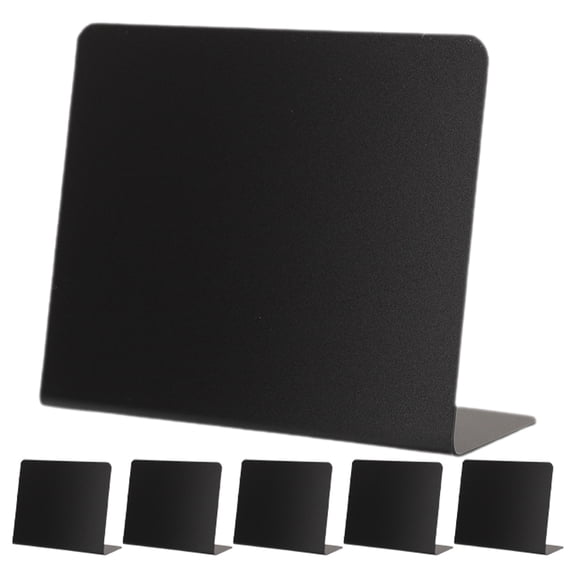 OUNONA Set of 6 Versatile Desktop Chalkboards for Drawing, Price Tags, Message Notes, and Display