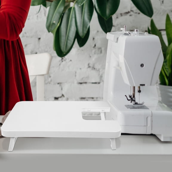 Homoyoyo Universal White Sewing Machine Extension Table, Smooth & Easy Use, Compatible with Most Sewing Machine Models