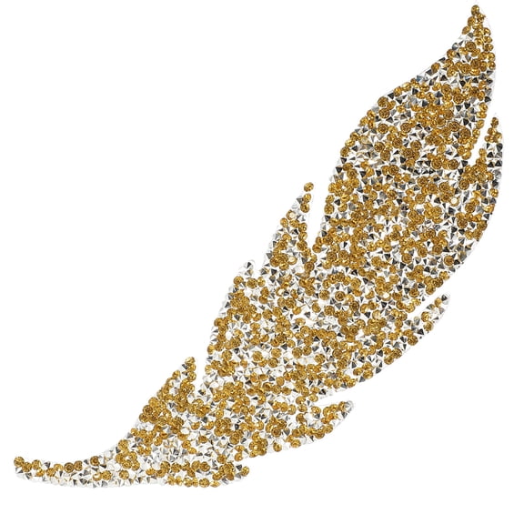 OUNONA Shaped Clothing Decoration Accessories Shopping Office 0.3X5X18.3CM Yellow