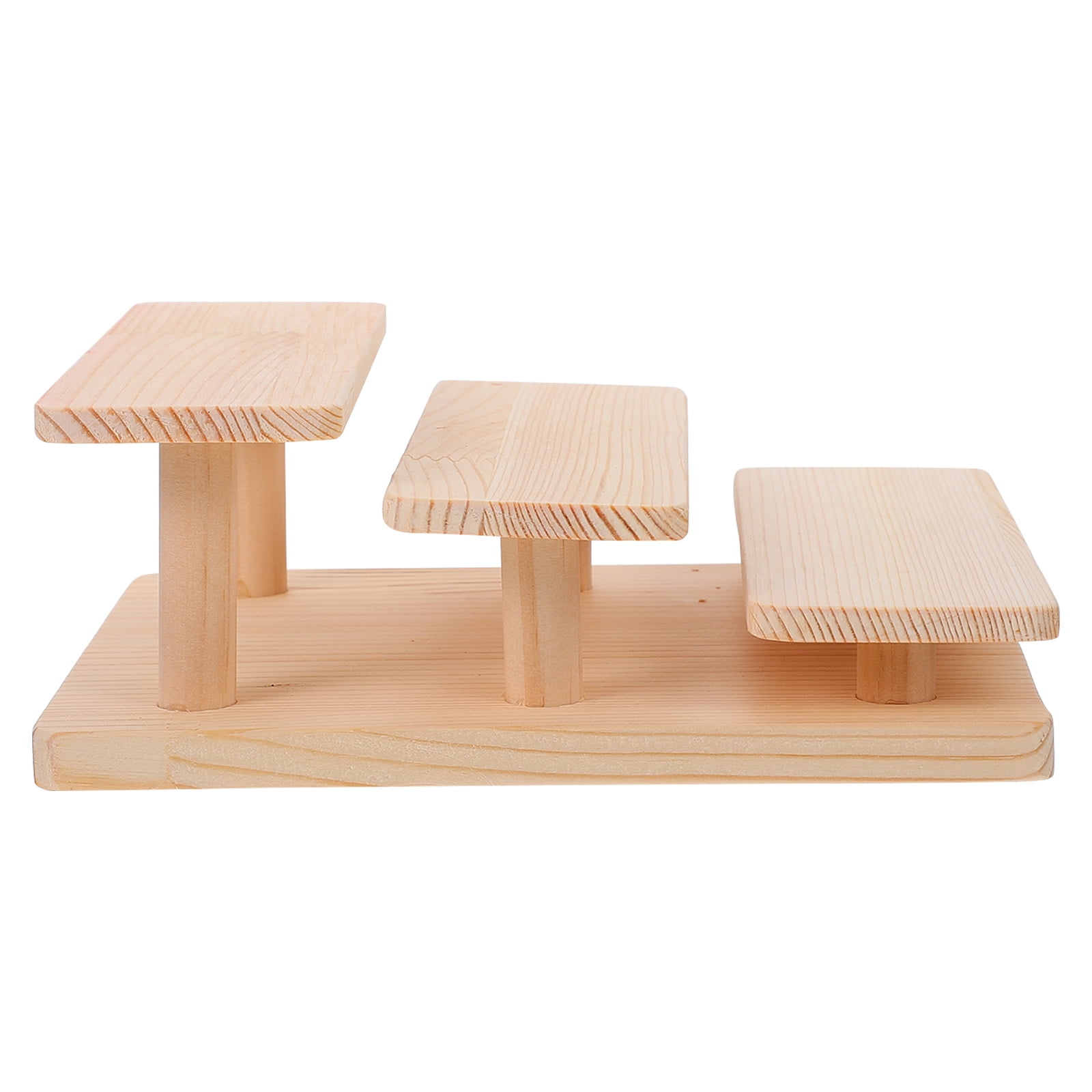 DRAFIDEEP Display Stand Wood Assorted Color Vendor Show 1Pack 7.7X6.5X3.2In