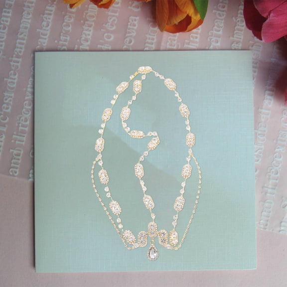 OUNONA Shiny Golden Forehead Chain Hair Decoration Wedding Headdress for Bride and Formal Celebration