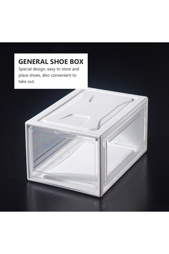 Shoe Storage Container Sneaker Shoes Containers Stacker White