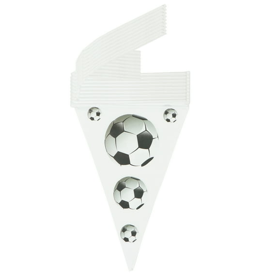 OUNONA Sign Football Triangle Pull Flag Party Decorations for Festival