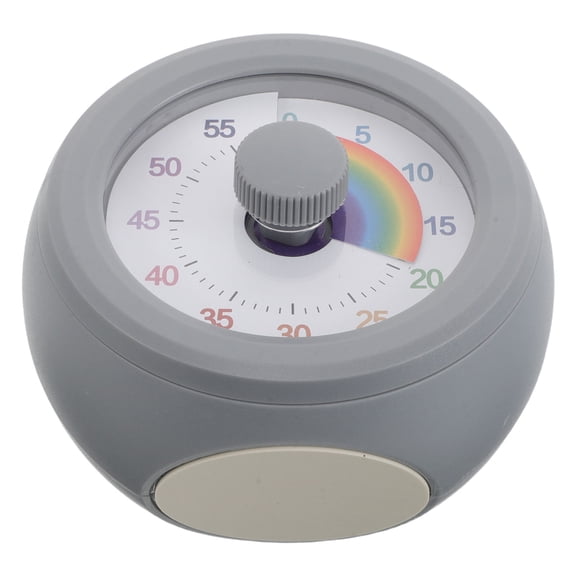 OUNONA Silent Visual Mechanical Timer with Circle Countdown for Precise Time Management in Home, Office, and Kitchen Use