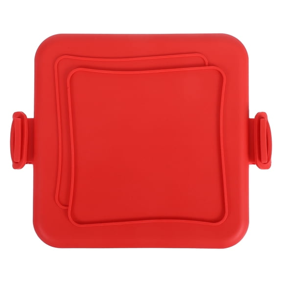 OUNONA Red Silicone Microwave Sandwich Maker Wireless Nonstick Kitchen Toast Cooker for Home