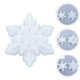 thumbnail image 1 of OUNONA Silicone Pendant Mold Creative Snowflake Hanging Adornment Making Mold, 1 of 8
