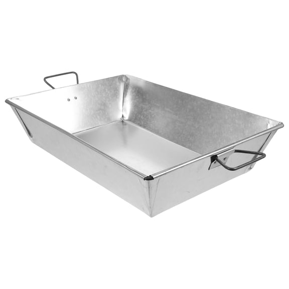 OUNONA Iron Fireplace Ash Tray, Plated Silver, Heavy Duty, Efficient Ash Collection, Fire Place Tool