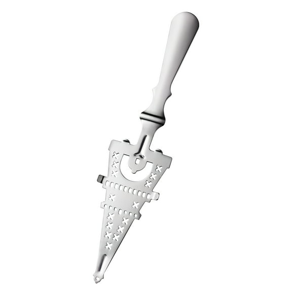 OUNONA Stainless Steel Slotted Spoon Strainer for Kitchen Cooking and Filtering Drinks, 1 Piece