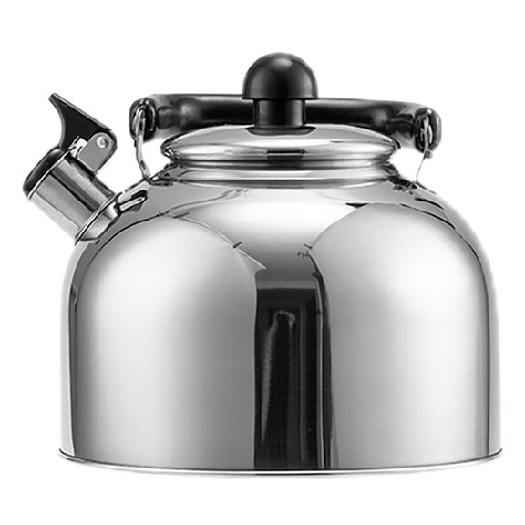 OUNONA 5L Stainless Steel Whistling Tea Kettle with Handle, Large Capacity for Kitchen Use