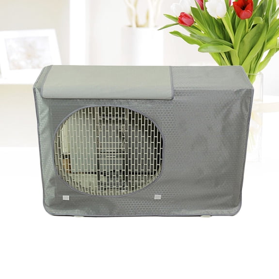 OUNONA Silver Waterproof Polyester Conditioning Cover for Air Conditioner Outdoor Protection and Dust Shield
