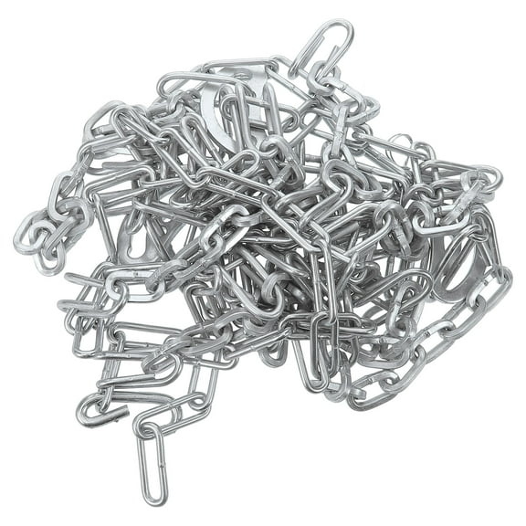 OUNONA Silver Wheel Chains for Snow Reinforced Durable Tire Chains Easy Install for Cars and Scooters