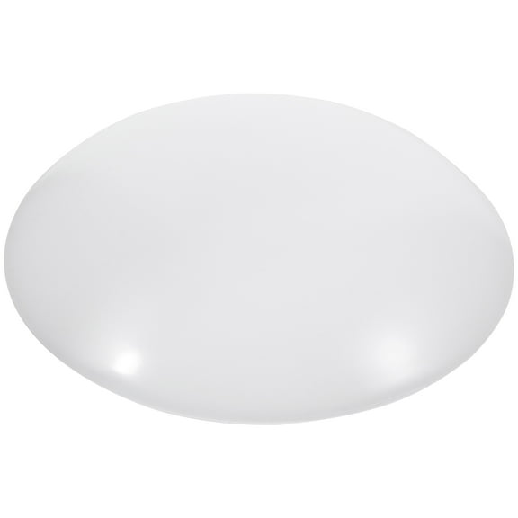 OUNONA Simple Ceiling Light Lampshade White Plastic Dome Light Shade 1Pcs