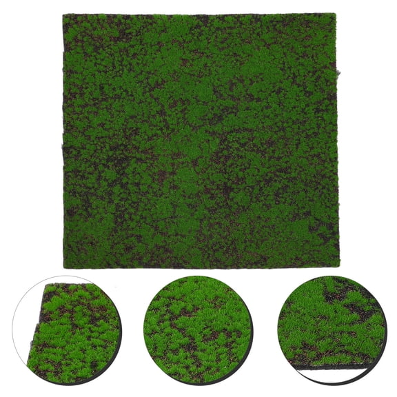 OUNONA Artificial Moss Green Flocking 50x50cm for Indoor Outdoor Projects