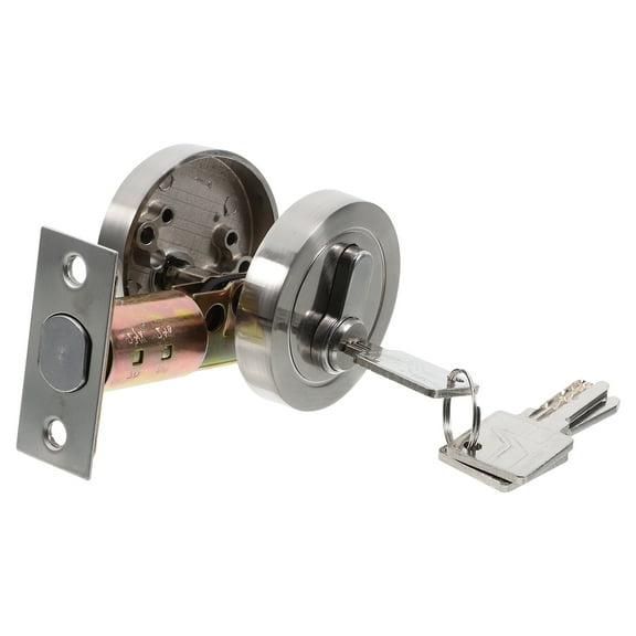 OUNONA Single Deadbolt Door Lock Entry Door Keyed Cylinder Deadbolt Lock for Bedroom