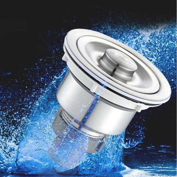 OUNONA Easy to Clean Bathroom Drain Strainer Stainless Steel Hole Filter