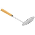 thumbnail image 1 of OUNONA Skimmer Spoon Utensils Slotted Foam Colander Handle Design 31.3X8.2cm Silver, 1 of 8