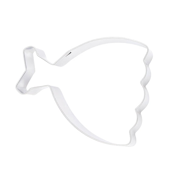 OUNONA Fondant Cutters Skirt Shape Stainless Steel for Neat Cake and Cookie Decorating