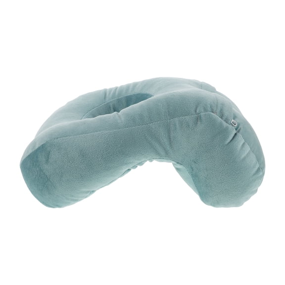 OUNONA Sky Blue Memory Foam Nap Pillow for Desk and Home Featuring Face Hole Design