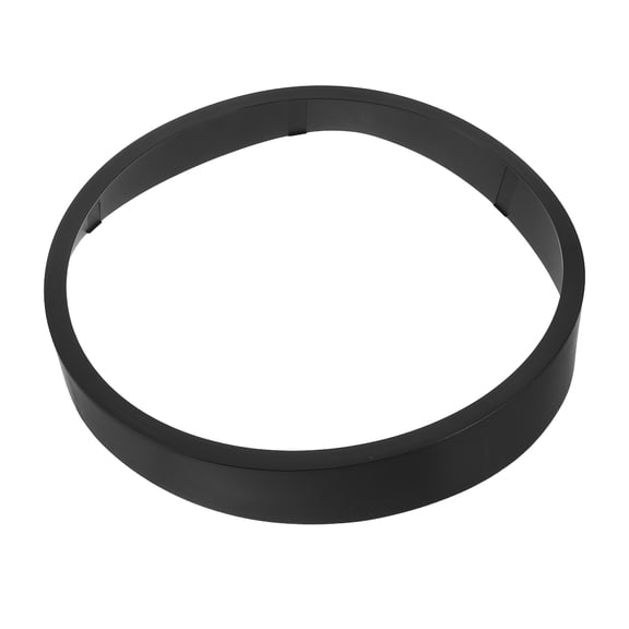 OUNONA Black Plastic Clock Frame Replacement with Wide Edge for Modern Wall Clocks, Sleek Design, Easy Installation