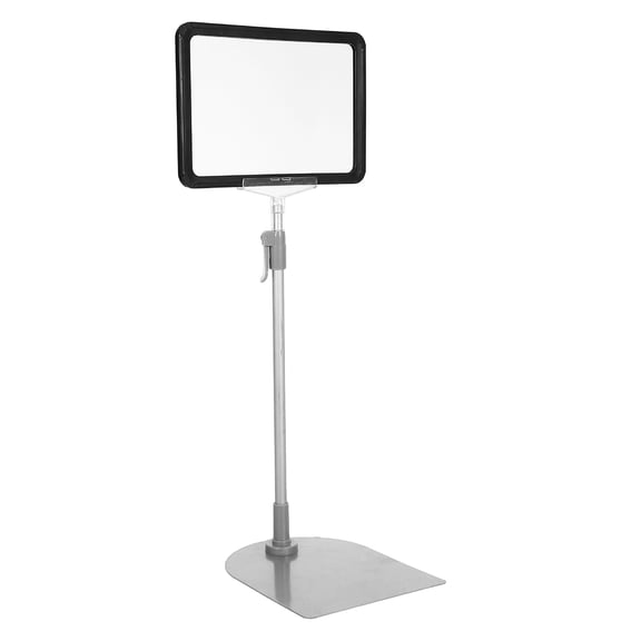 OUNONA Plastic Tabletop Sign Display Stand with Stable Base for Market Price Tags and Posters