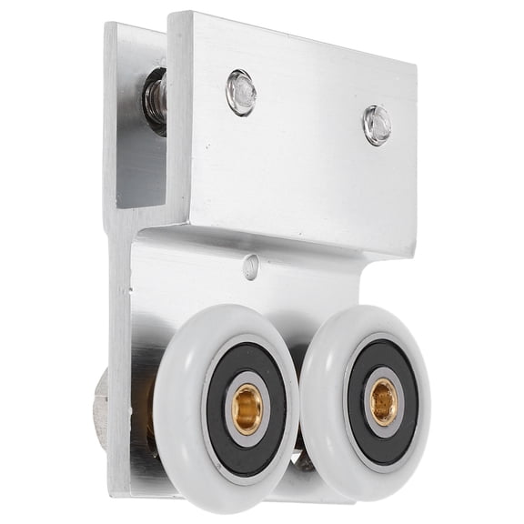 OUNONA Aluminum Sliding Door Roller Heavy Load Capacity for Cabinets and Closets