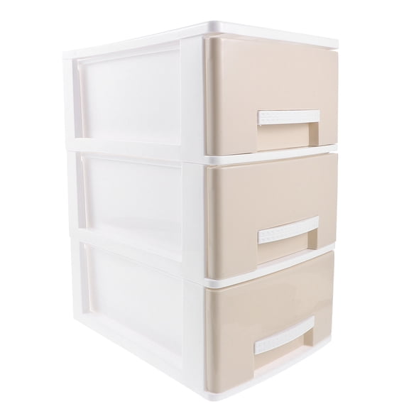 OUNONA Small Drawers Desktop Storage Box Plastic Organiser with Drawers Office Storage Cabinet