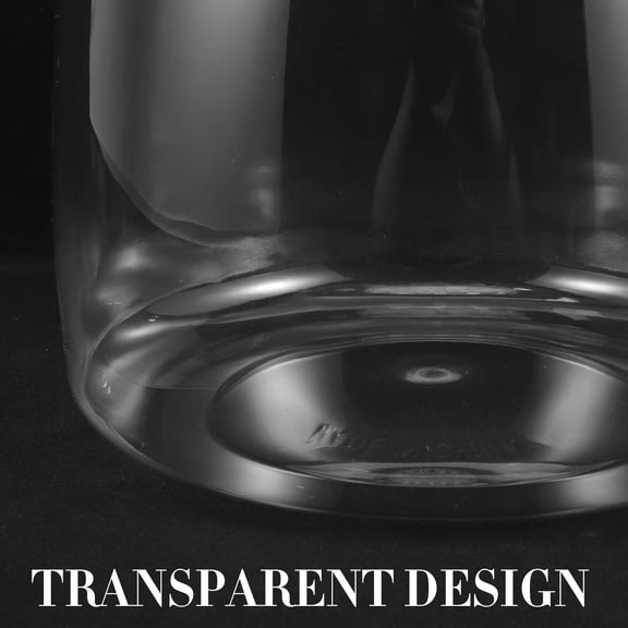 OUNONA Small Plastic Fish Tank Clear Portable Aquarium Fish Keeper for Office and Home Decoration